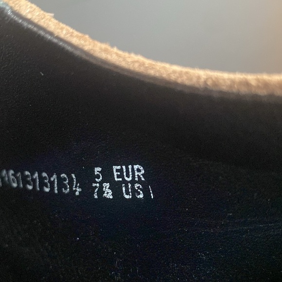 Mephisto Frederica Leather Sneakers Taupe size 7.5 - Picture 8 of 9